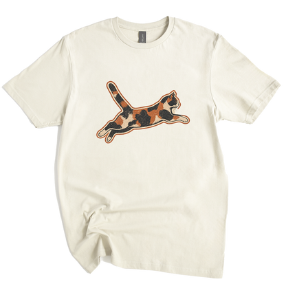 Calico Chaos Agent Cat T-shirt