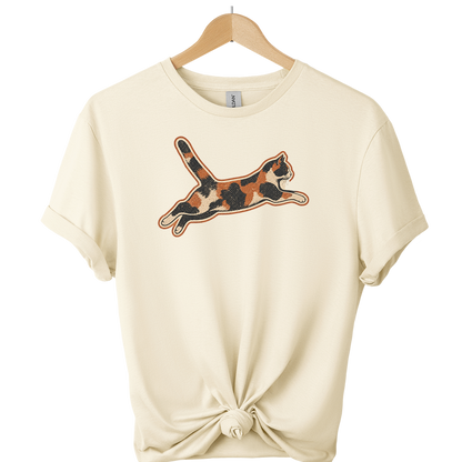 Calico Chaos Agent Cat T-shirt