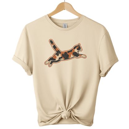 Calico Chaos Agent Cat T-shirt