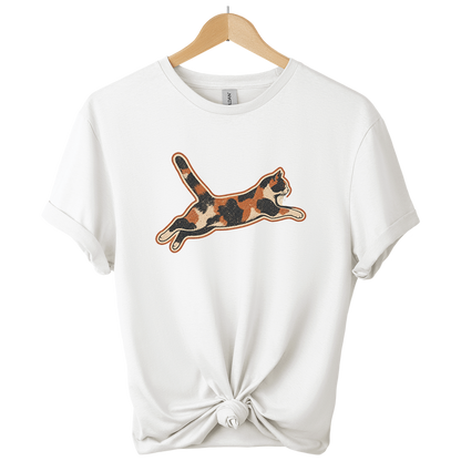 Calico Chaos Agent Cat T-shirt