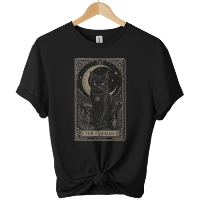 The Familiar Black Cat Tarot T-shirt