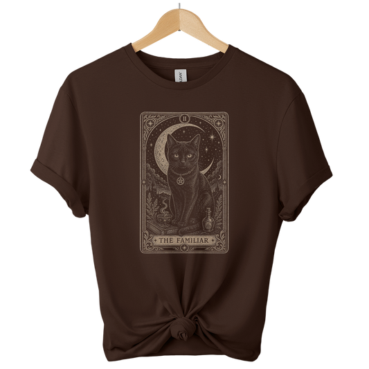 The Familiar Black Cat Tarot T-shirt