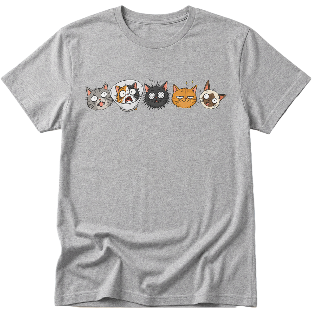 I Was Normal 5 Vets Ago Cat T-Shirt