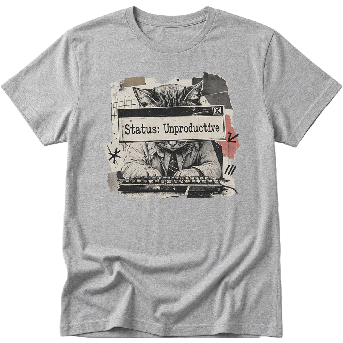 Unproductive Cat T-Shirt