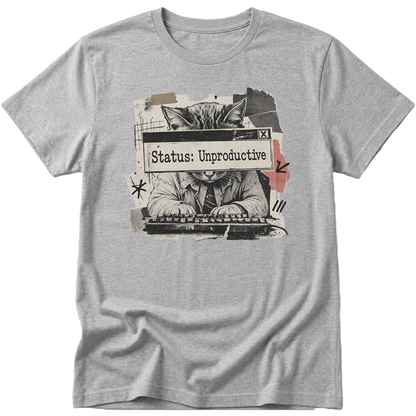 Unproductive Cat T-Shirt