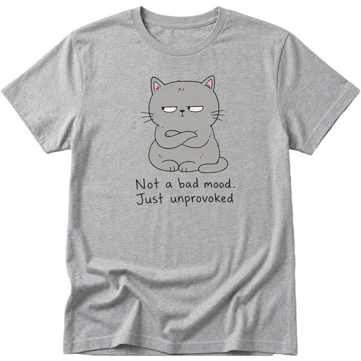 Not A Bad Mood cat T-Shirt