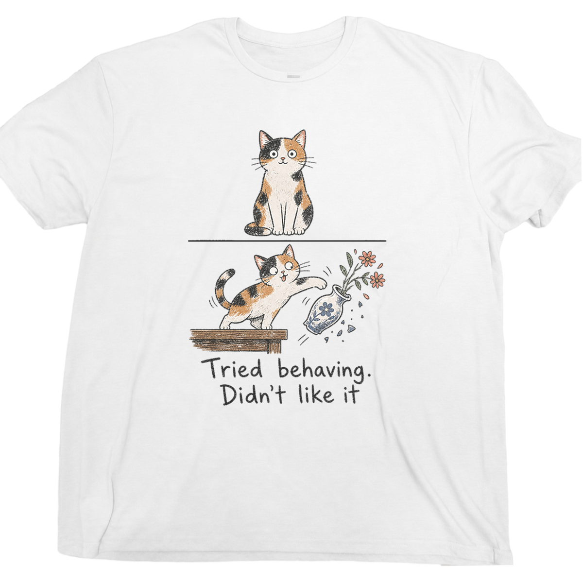 Tried Behaving Nah...cat T-shirt