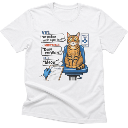 Inner Voice / Deny Everything cat-Shirt