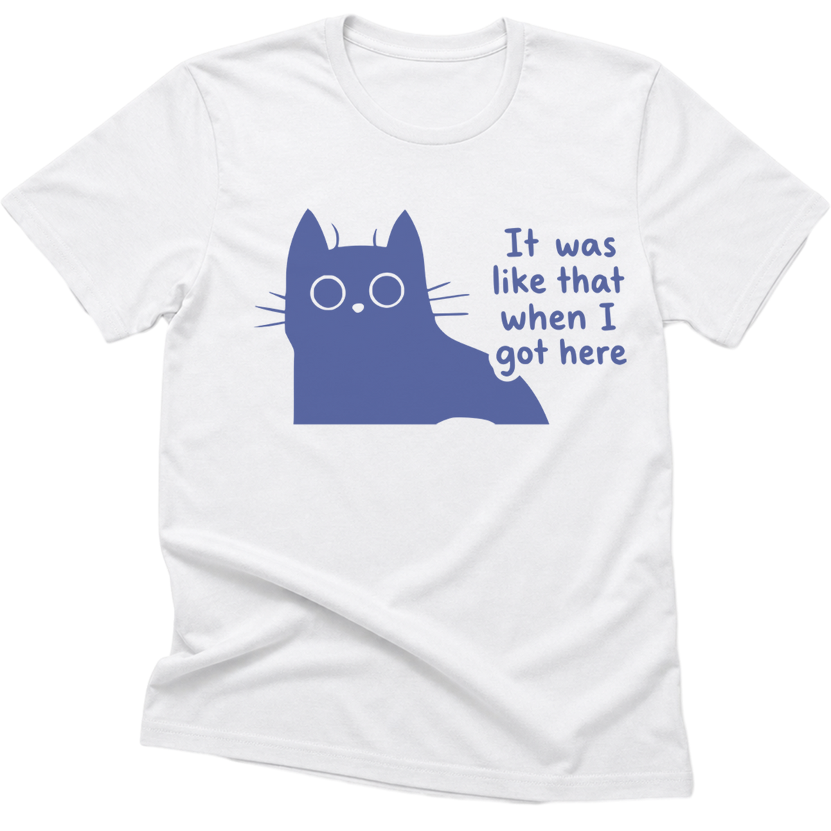 It Was Like That Cat T-Shirt