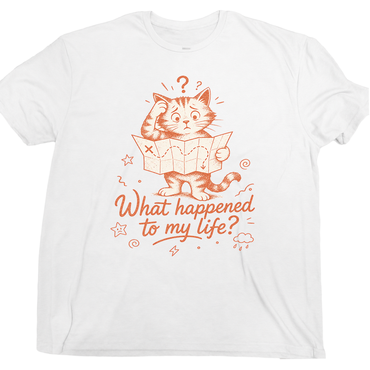 What Happened To My Life Cat T-Shirt