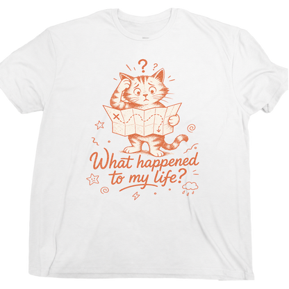 What Happened To My Life Cat T-Shirt